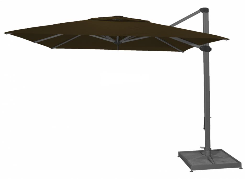 Palestro solero parasol excentr taupe carr 4x4m rectangle 3x4m