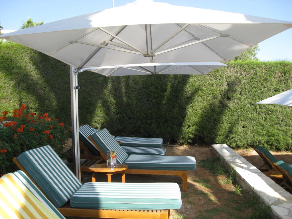 Double parasol rectangle pour terrasse Prostor P6 PROSTOR